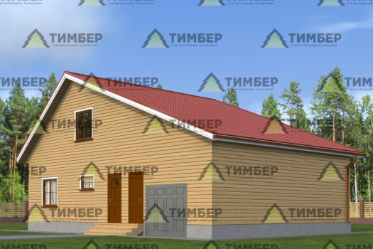 Дом из бруса 9х13 с мансардой
