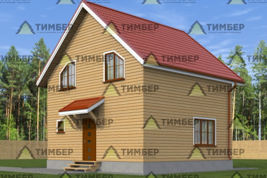 Дом из профилированного бруса 7х7