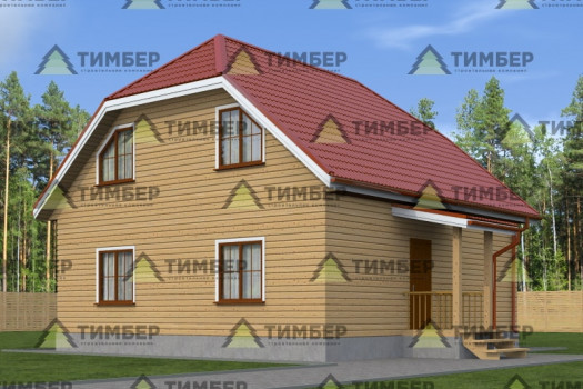 Дом из профилированного бруса 9х9