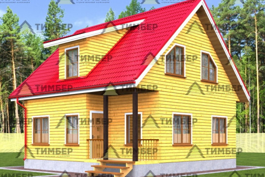 Малогабаритный дом из бруса для постоянного проживания