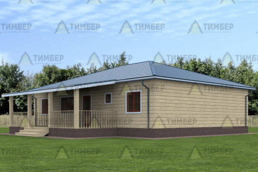 Дом из бруса 10х13 под усадку