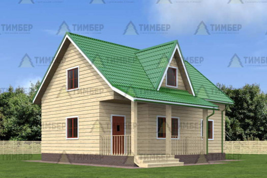 Дом из профилированного бруса 7х9