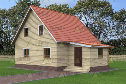 Дом из обрезного бруса