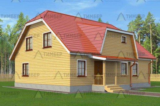 Дом из бруса 10х12 под усадку
