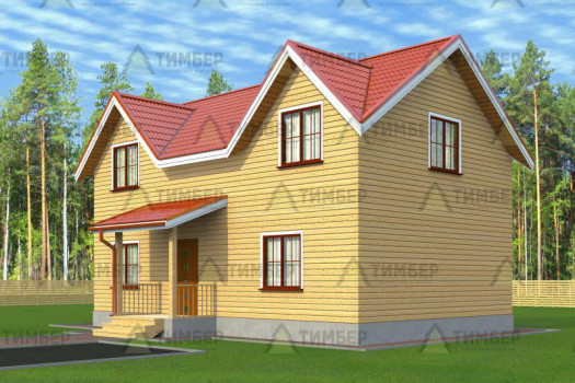 Дом из профилированного бруса 7х11