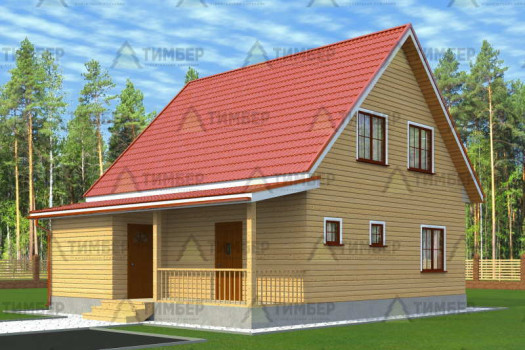 Садовый дом с санузлом и навесом