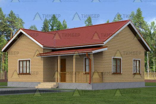 Дом из профилированного бруса 8х11