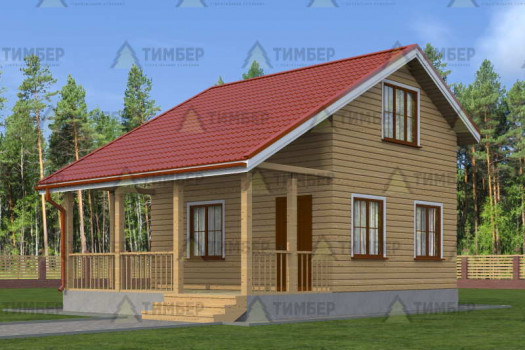 Дом из бруса 5х6 под усадку