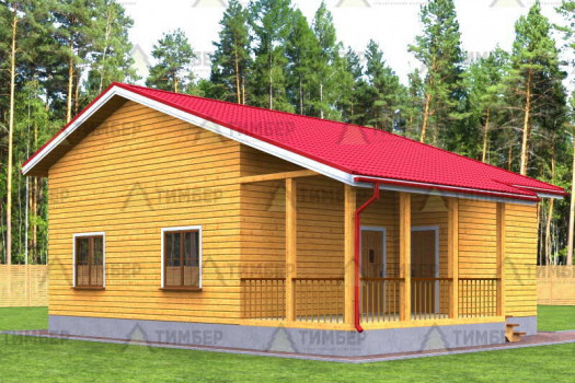 Дом из бруса 9х11