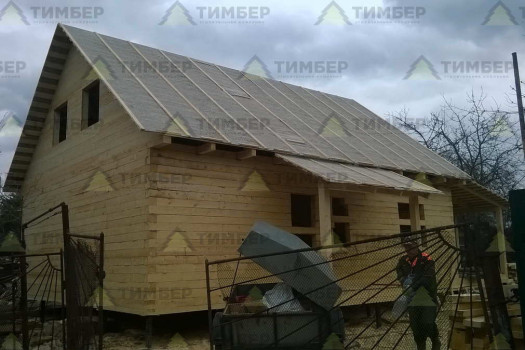 Строительство дома из бруса в Клинском районе Строительство дома из бруса в Клинском районе