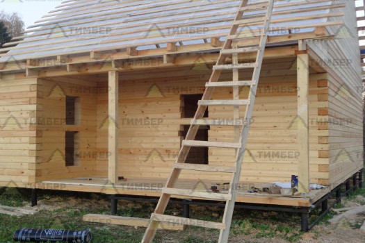 Дом из шлифованного бруса