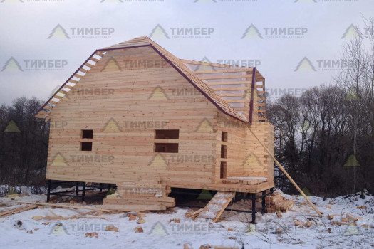 Дом из квадратного бруса