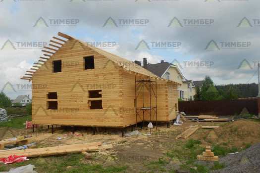 Отчет строительства дома из бруса